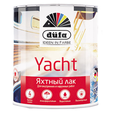 YACHT яхтный полуматовый (10л) "DufaRetail" Лак (выводим) (под заказ)